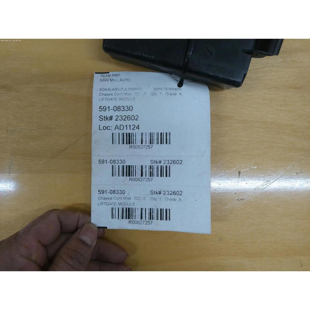16-24 TERRAIN Rear Liftgate Trunk Door Control Module Unit BCM BCU Factory OEM - Picture 7 of 10